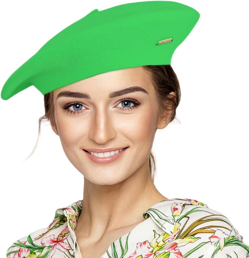 recapitula Satin Lining Classic Wool Beret Hats for Women Man Painter hat French Beret for Man Woman Warm Winte. - Image 1
